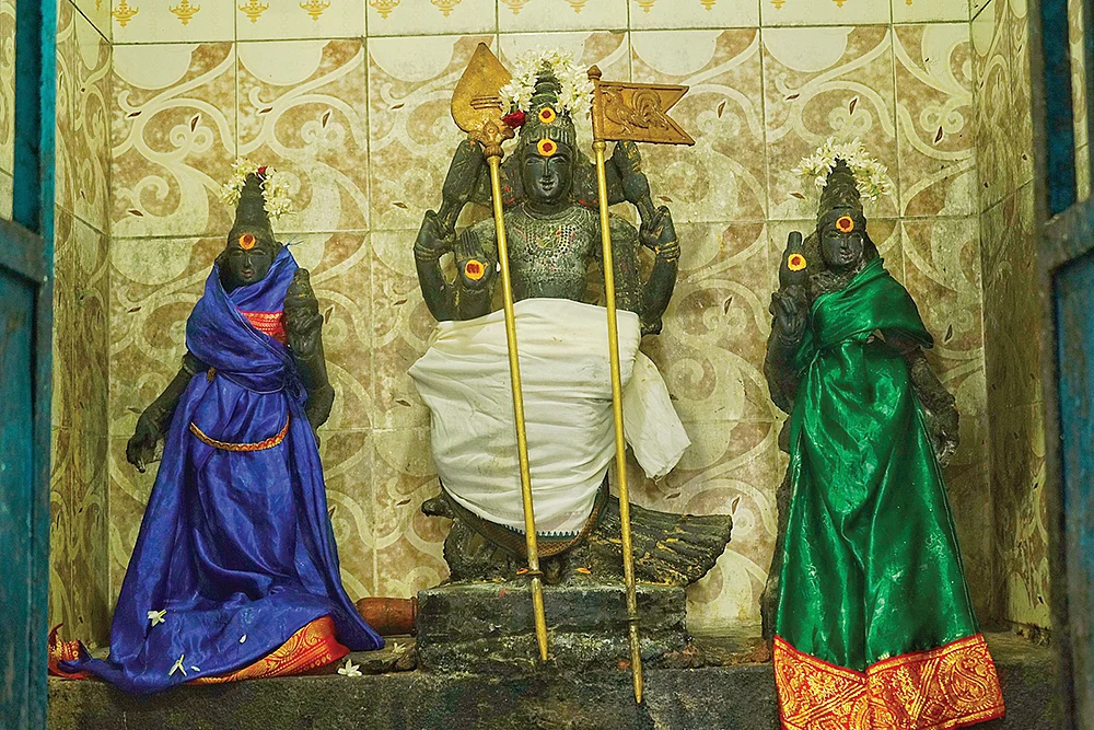 லிங்கத் திருமேனியில் பிரம்மசூத்திரக் கோடுகள்!