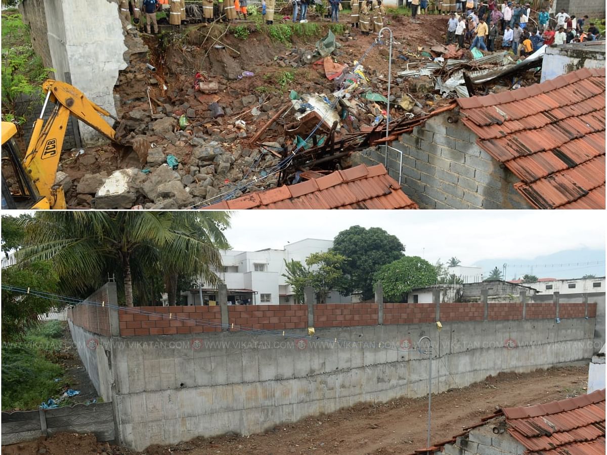 சுவரில் சிசிடிவி கேமரா; முள்வேலித் தடுப்பு - மேட்டுப்பாளையம் விபத்தும் ஓராண்டும்..!