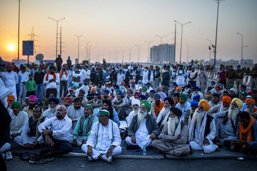 Farmers protest at Delhi-Uttar Pradesh state border