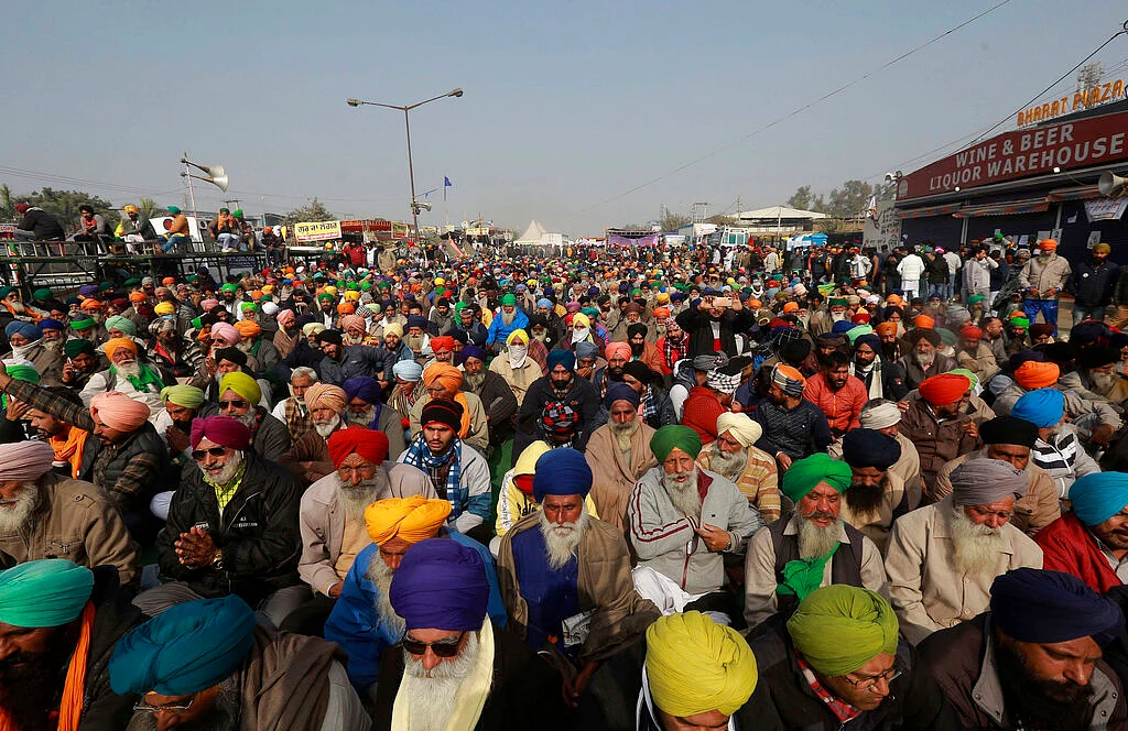 Delhi farmer protest