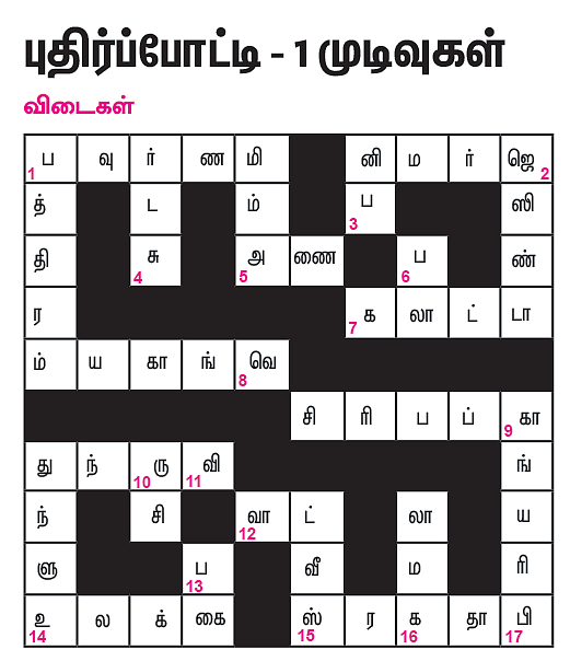 புதிர்ப் போட்டி கொண்டாட்டம் - 3