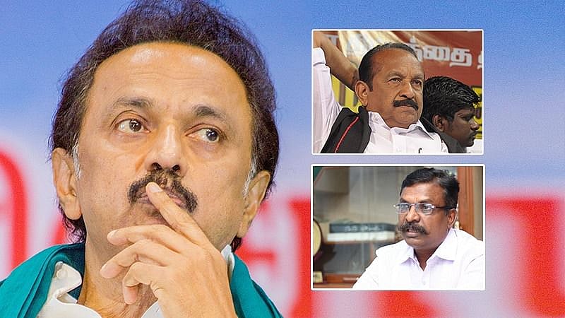 ``ஆளுநர் பதவி விலகிவிட்டு அரசியலமைப்புச் சட்டத்துக்கு எதிராக பேசட்டும்!’’ - திமுக கூட்டணிக் கட்சிகள்