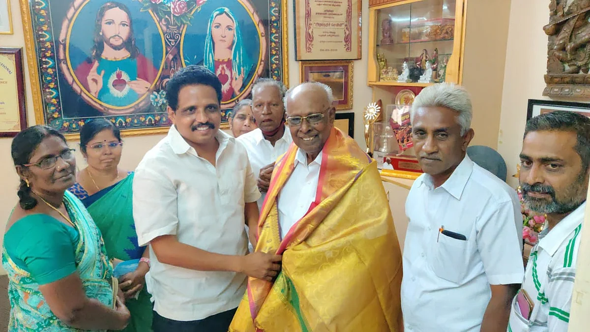 வாழ்த்து கூறிய சு.வெங்கடேசன் எம்.பி