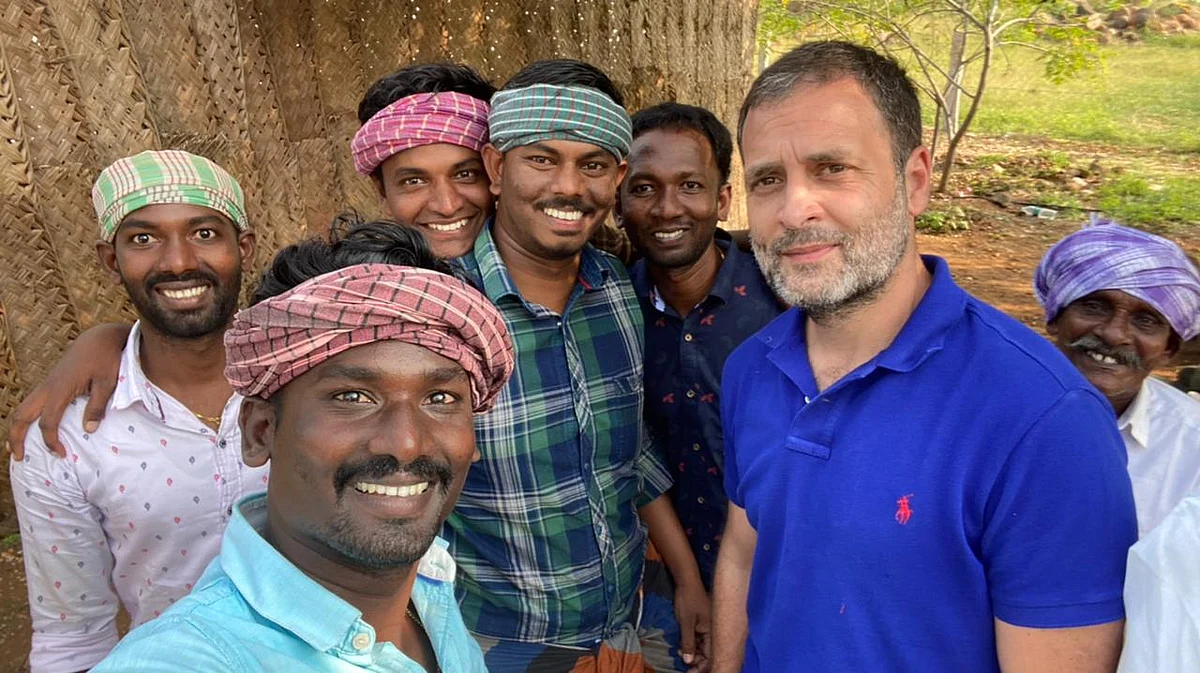 வில்லேஜ் குக்கிங் சேனல் டீமுடன் ராகுல் காந்தி