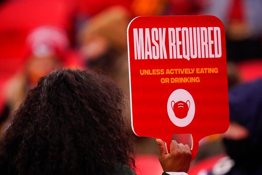 Mask required sign