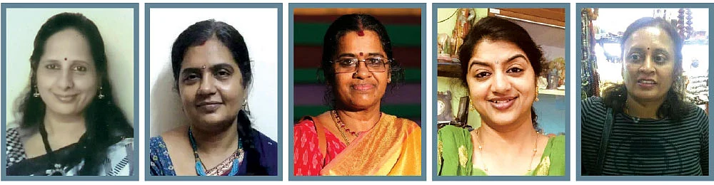 உமா அபர்ணா - ஜெயஸ்ரீ அனந்த் - சாருலதா - வித்யா தேசிகன் - கீதா ஷங்கர்