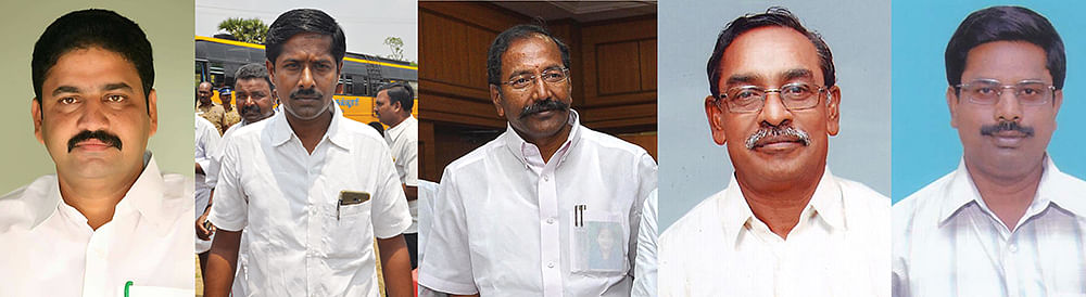 யுவராஜ், ஈசன், பி.தங்கமணி, விஜயன், திருச்செல்வன்