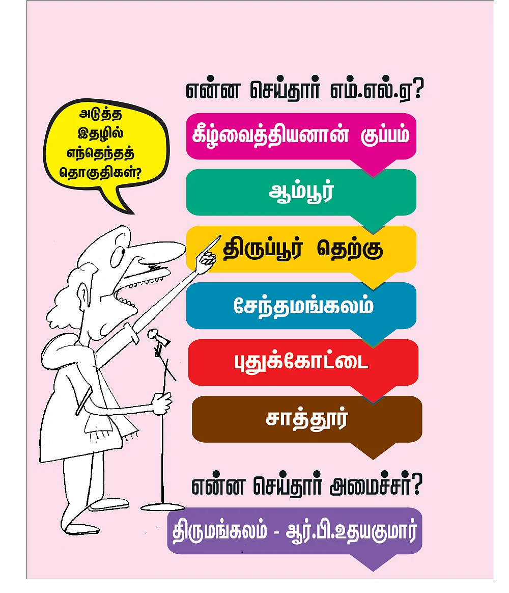 என்ன செய்தார் எம்.எல்.ஏ? - அமைச்சர் எம்.சி.சம்பத்