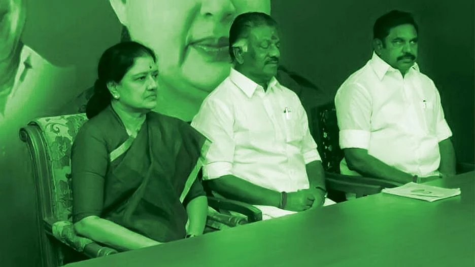 சசிகலா - ஓ.பி.எஸ் - இ.பி.எஸ்.
