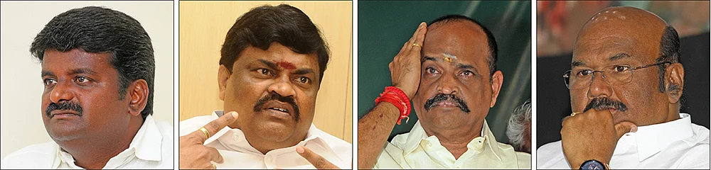 விஜயபாஸ்கர் - ராஜேந்திர பாலாஜி - கடம்பூர் ராஜூ - ஜெயக்குமார்