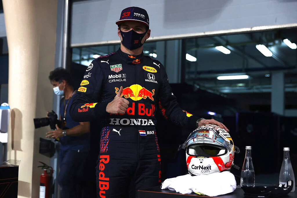 Verstappen after winning the poll position