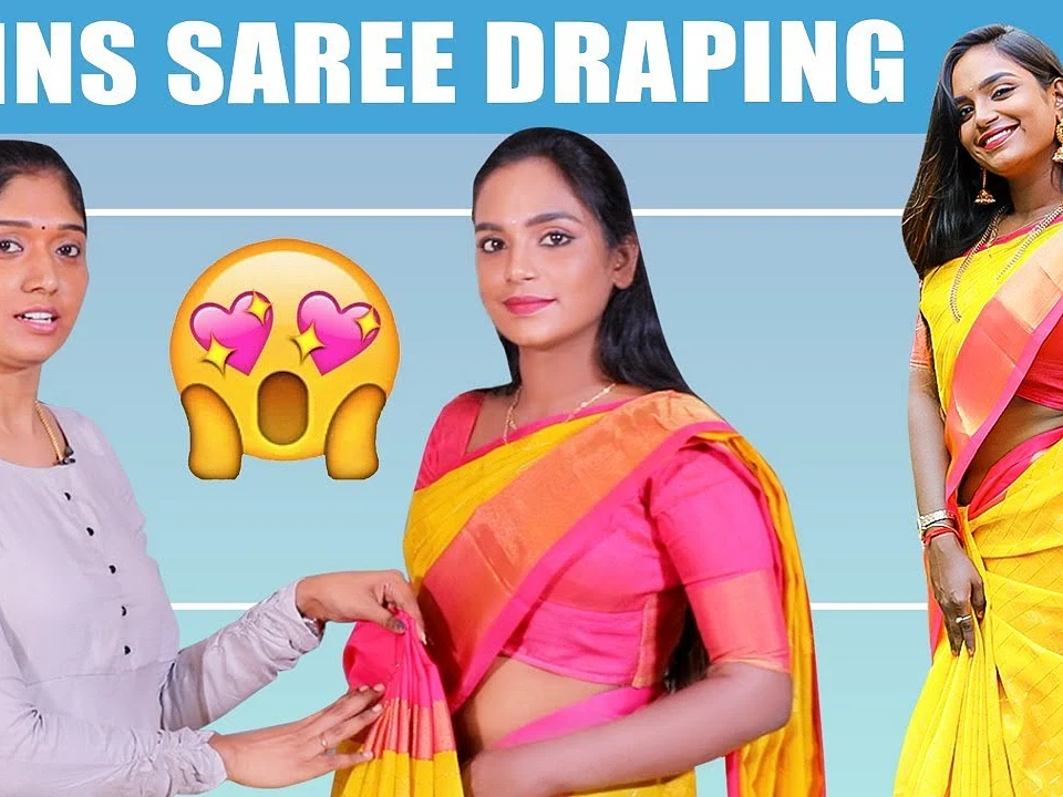 ஒல்லியா இருக்கவங்க இப்படி Saree கட்டுங்க! | Saree Draping Tips & Tricks