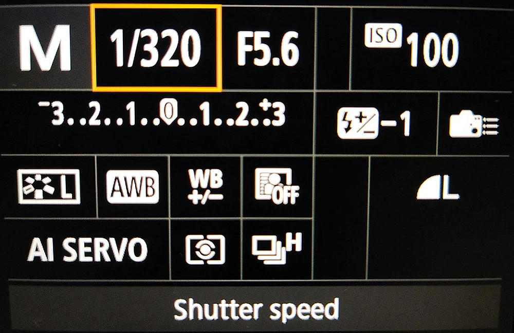 Panning Shot Camera Settings