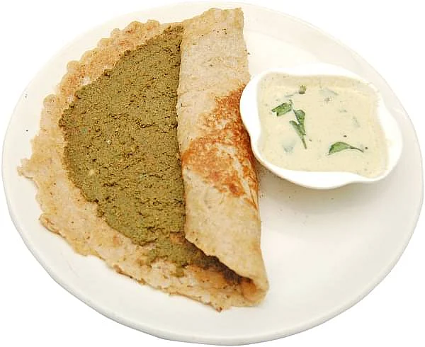 வரகு - தினை - புதினா தோசை
