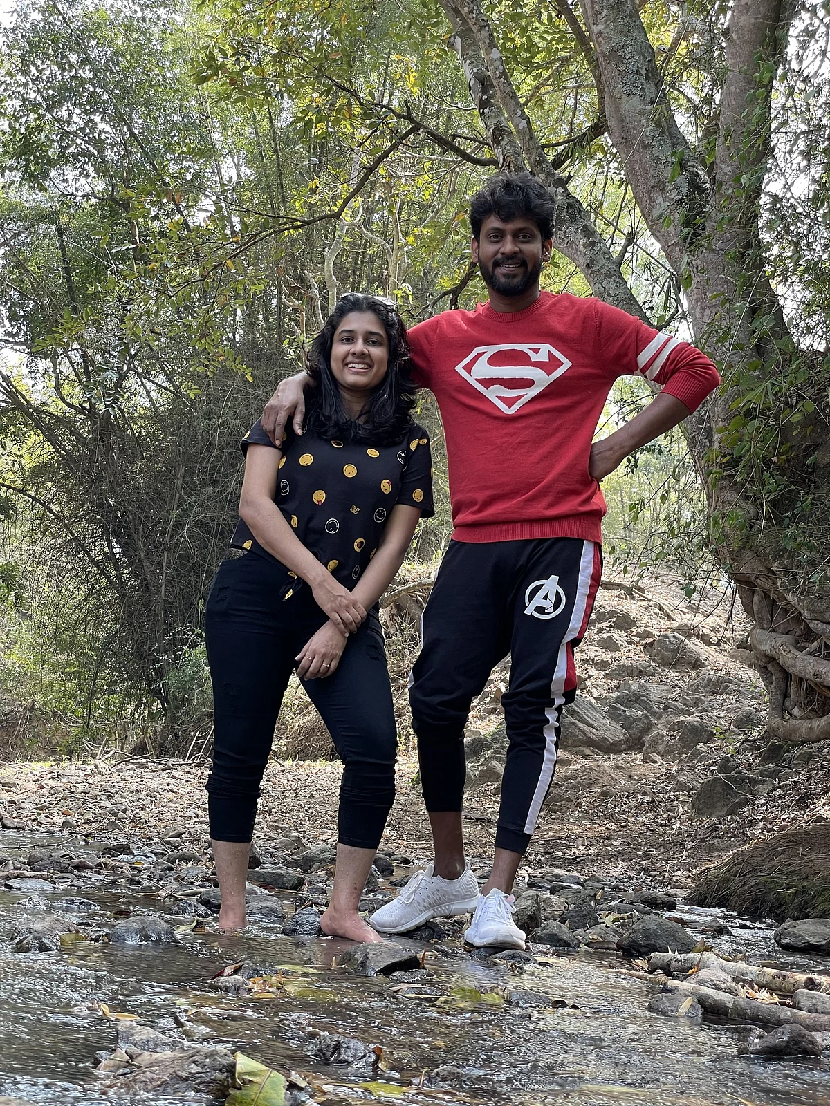 Rio with his wife