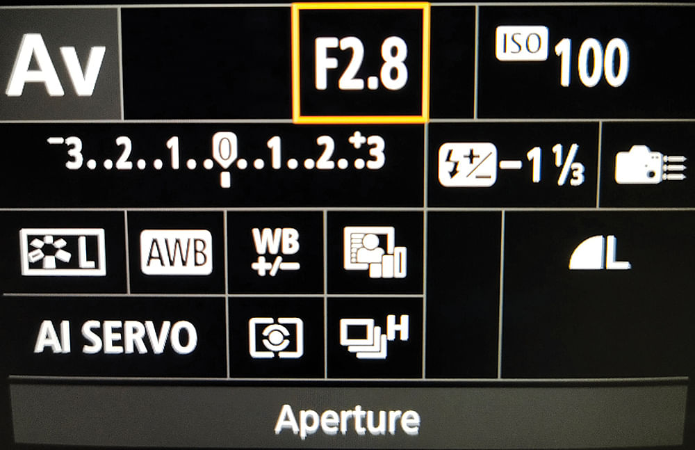 Aperture Priority Camera Settings