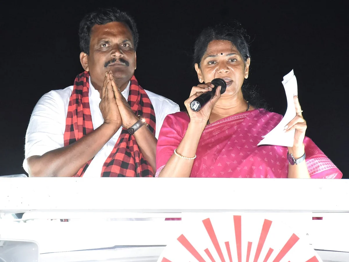 தேனி : `செந்தில் பாலாஜியைத் தொட்டுப் பாரு தம்பி..!’ - அண்ணாமலையை எச்சரித்த கனிமொழி!