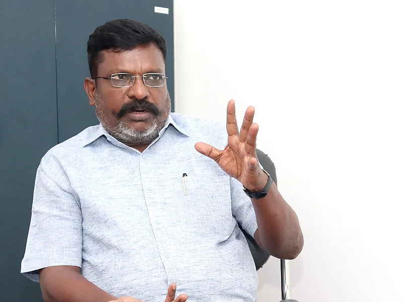 புதுச்சேரி: `கூட்டணிக் கட்சி என்றும் பாராமல் பா.ஜ.க சதி செய்கிறது!’ - சாடும் திருமாவளவன்