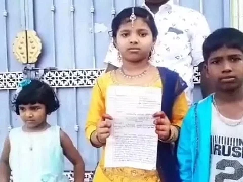 மேலப்பாளையம்: `கழிவுநீர் பிரச்னைக்குத் தீர்வுகாண கோரிக்கை!' - முதல்வருக்குக் கடிதம் எழுதிய சிறுமி