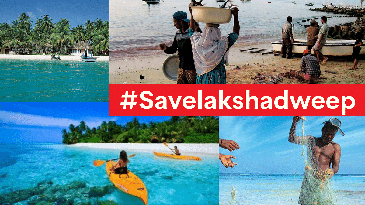 #Savelakshadweep