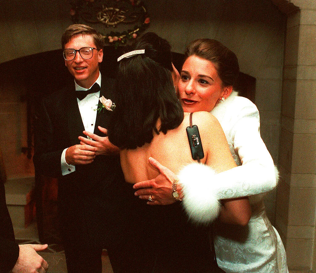 Bill and Melinda Gates in 1994
