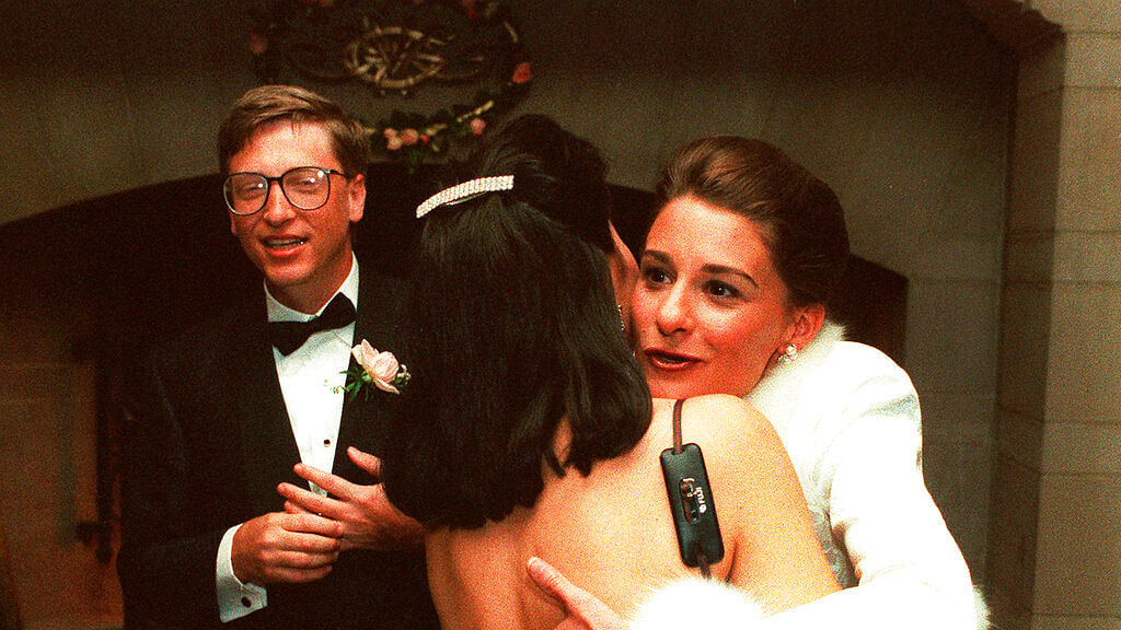Bill and Melinda Gates in 1994