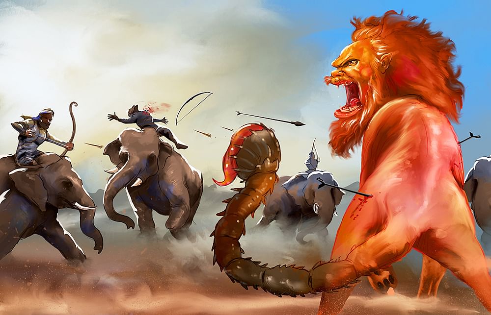 இந்தியா கண்டுபிடிக்கப்பட்ட கதை - 5 - மனித முகம்... சிங்க உடல்!