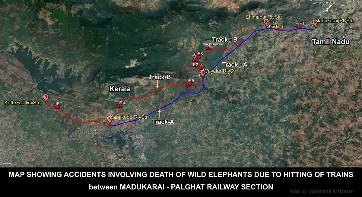 கோவை - பாலக்காடு ரயில் வழித்தடம்