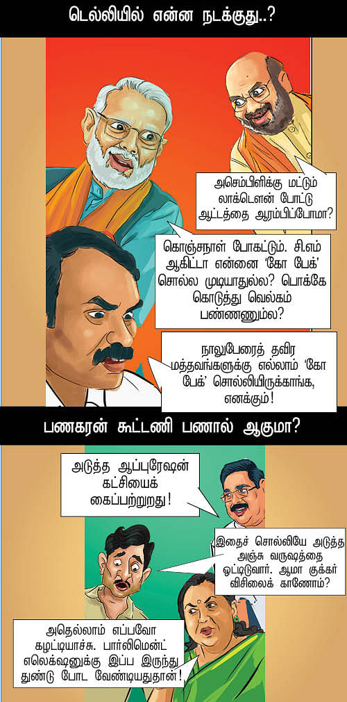 பொட்டிய திறந்தா பகீர்!