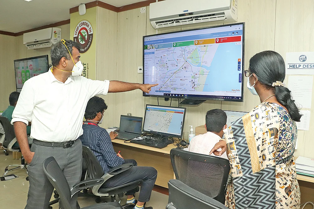 காத்திருக்கும் களம்... இது வைரஸுக்கு எதிரான வார் ரூம்!