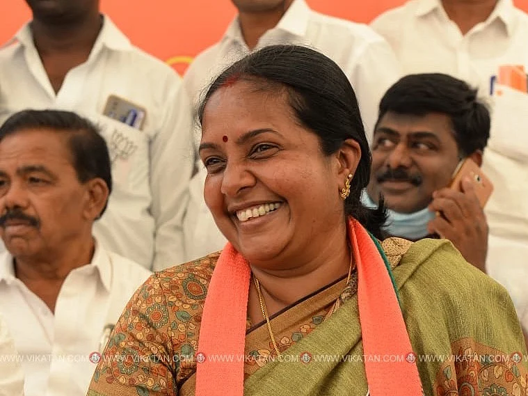 ``கமல்ஹாசனிடம் ஸாரி கேட்டேன்!'' - வானதி சீனிவாசன்