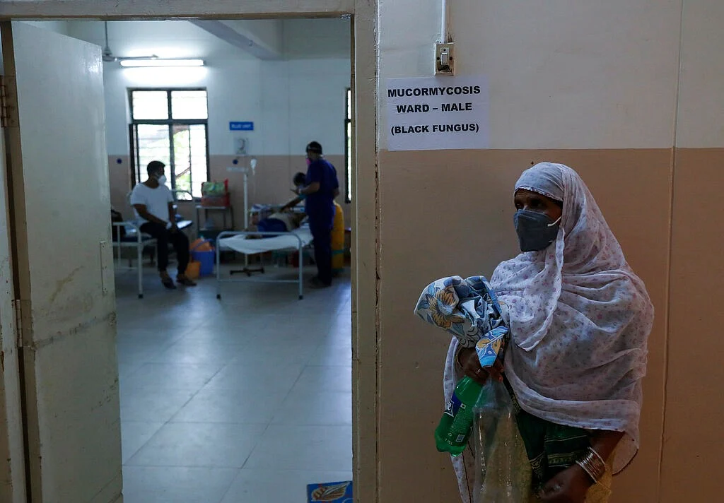 Mucormycosis ward of a government hospital in Hyderabad