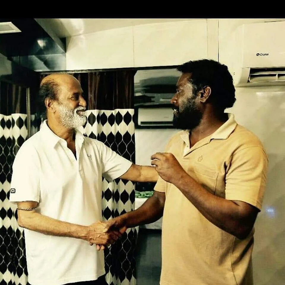 நடிகர் ரஜினிகாந்த் உடன் மாறன்