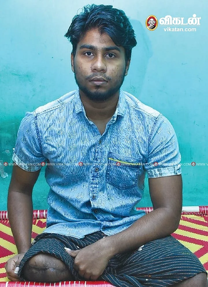 வலதுகால் அகற்றப்பட்ட நிலையில் பிரின்ஸ்டன்
