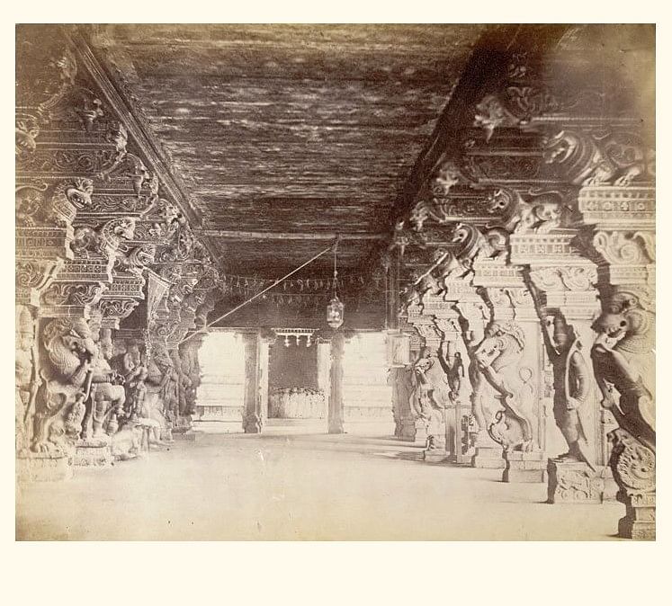 மீனாட்சி அம்மன் கோயில் - எட்மண்ட் டேவி லயன் 1868