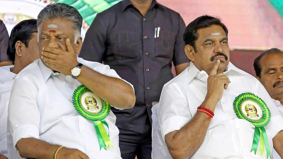 ஓ.பன்னீர்செல்வம், எடப்பாடி பழனிசாமி