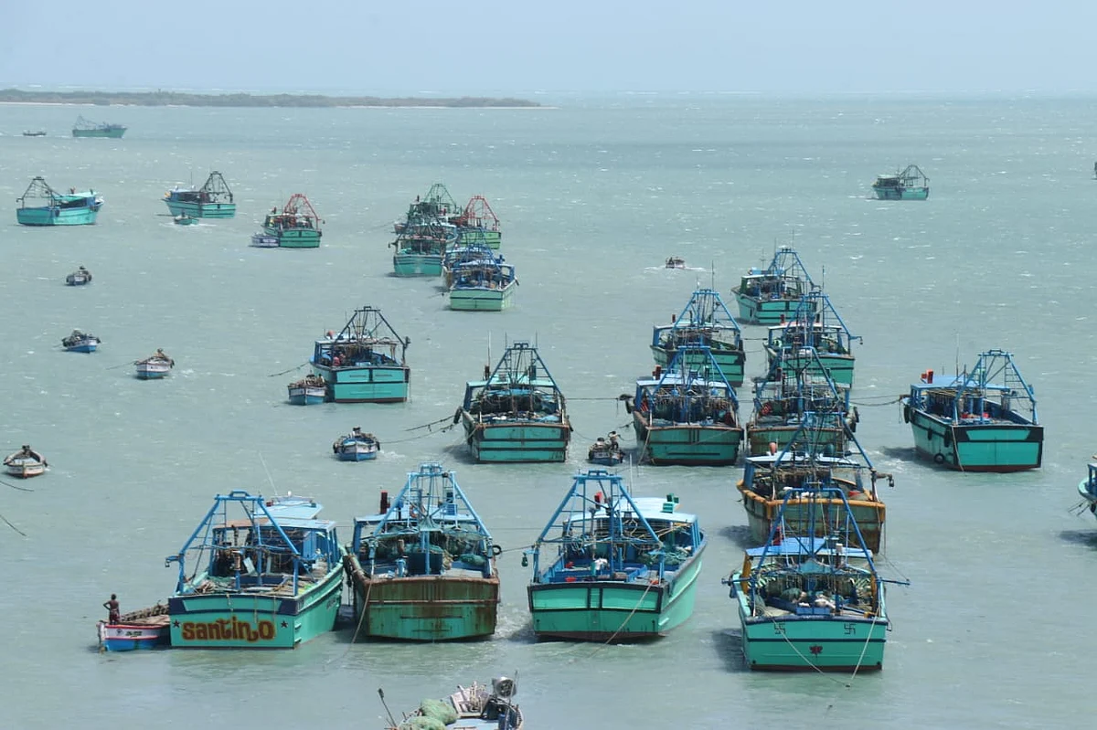 பாம்பன் பகுதி விசைப்படகுகள்