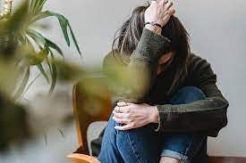 Stressed woman