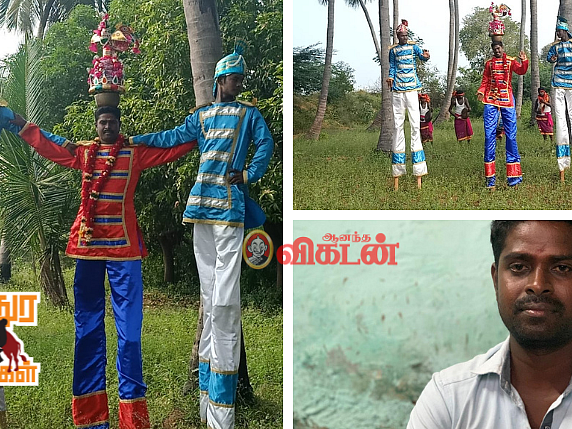 மதுர மக்கள்: "கலைக்குப் பணம் தடையா இருக்கக்கூடாது. அதனால..." நாட்டுப்புறக் கலைஞர் தங்கப்பாண்டியன்