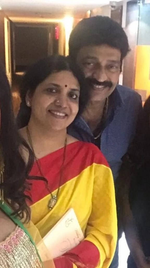 jeevitha with husband
