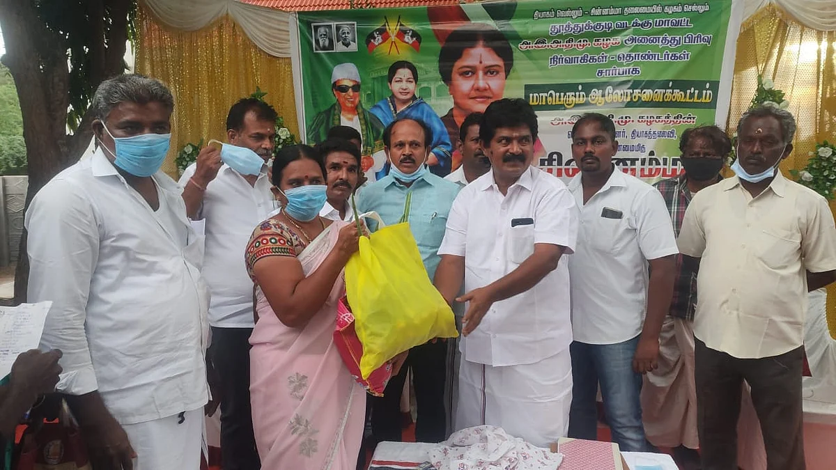 விளாத்திகுளத்தில் நடந்த ஆலோசனைக் கூட்டம்