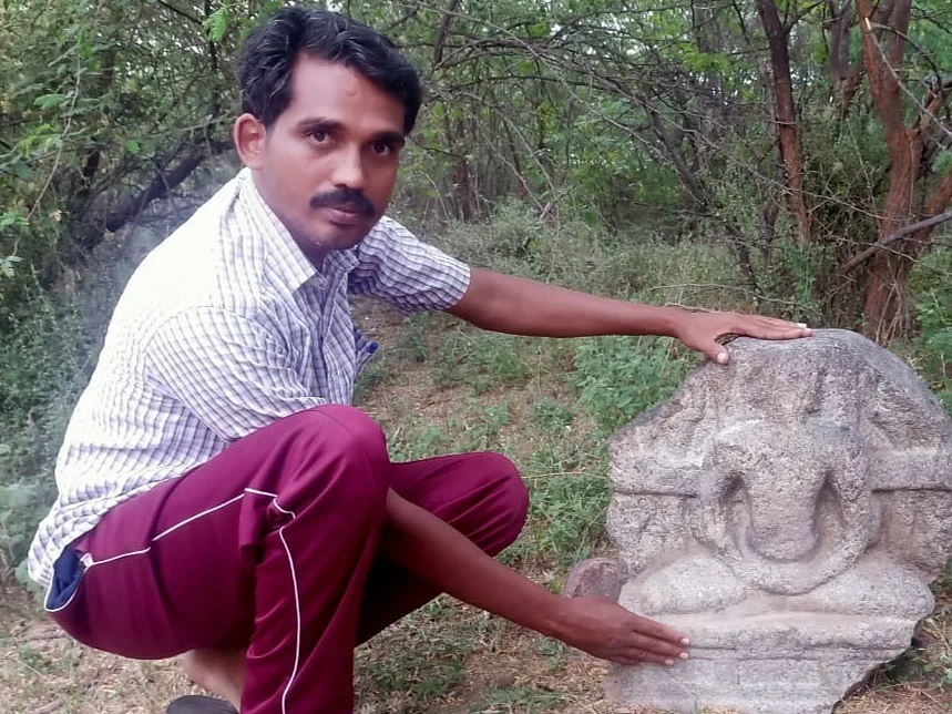 10-ம் நூற்றாண்டைச் சேர்ந்த மகாவீரர் சிற்பம்... மதுரையில் புதைந்து கிடக்கும் சமண அடையாளங்கள்!