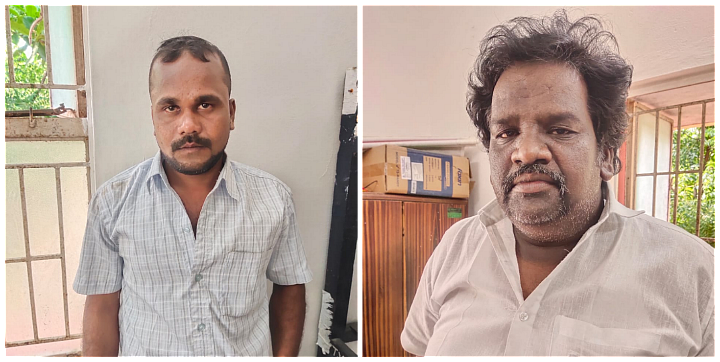 கைதுசெய்யப்பட்ட சக்திவேல் மற்றும் ரகுநாதன்