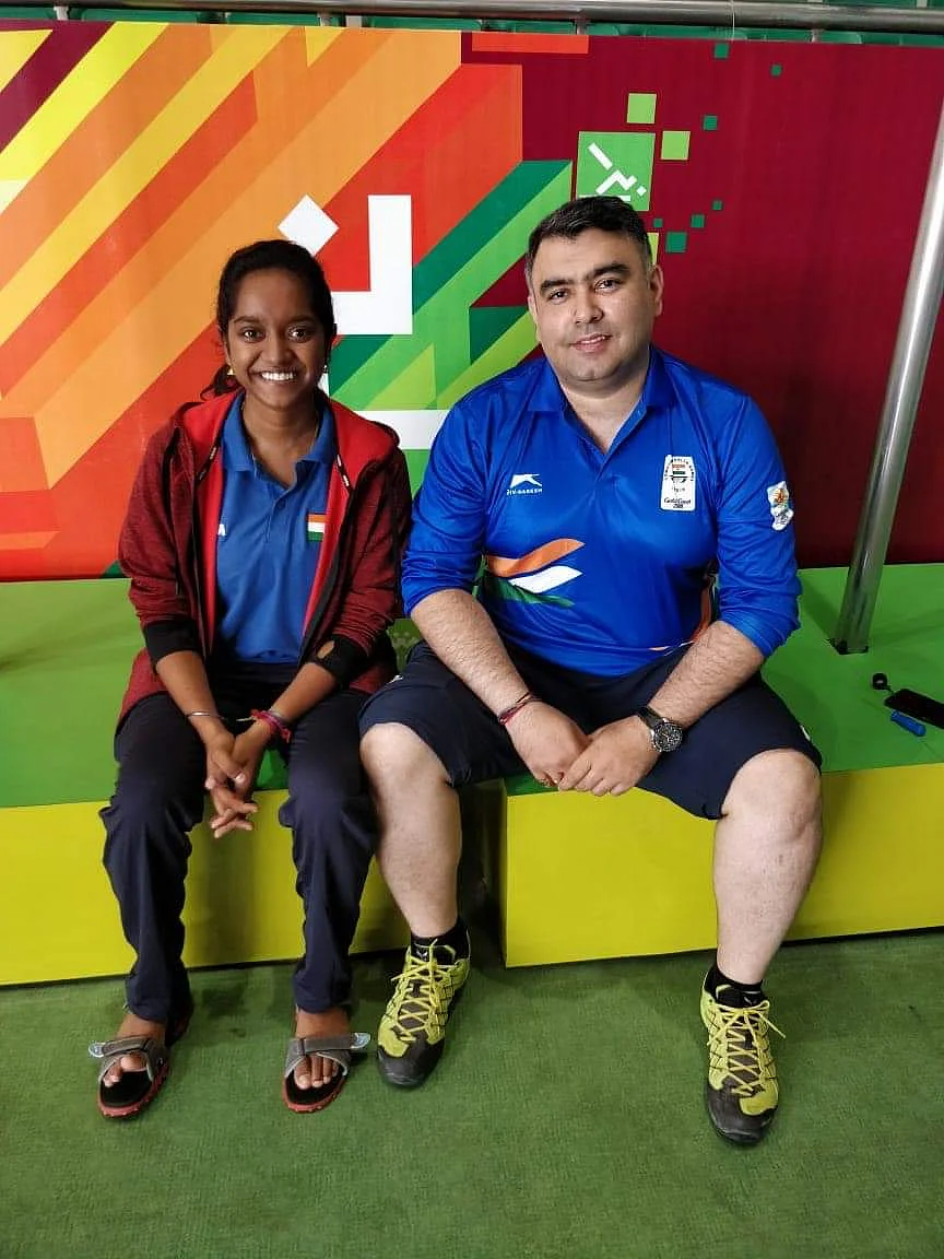 Elavenil Valarivan with Gagan Narang
