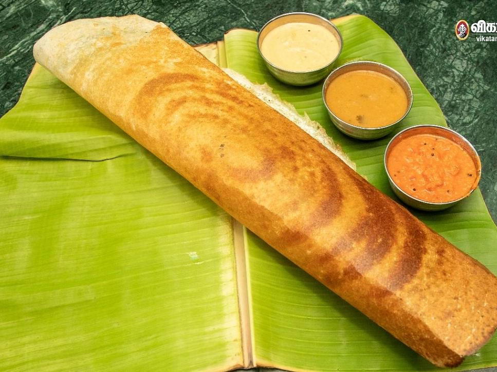திருச்சி ருசி: பார்த்தசாரதி விலாஸ் ஸ்பெஷல் - சுண்டி இழுக்கும் நெய்தோசை, மணக்கும் வெங்காய சாம்பார்!