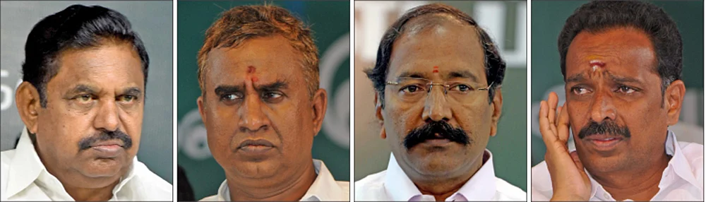 எடப்பாடி பழனிசாமி, வேலுமணி, தங்கமணி, விஜயபாஸ்கர்