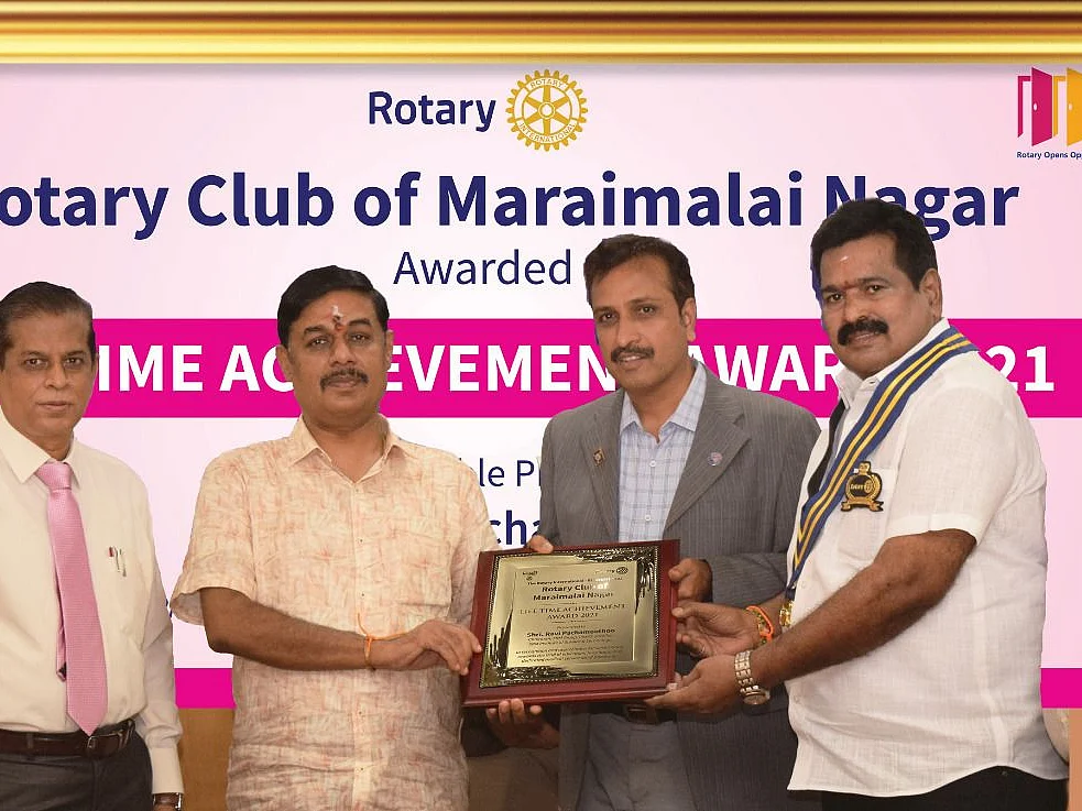 எஸ்ஆர்எம் குருப் சேர்மன் ரவி பச்சமுத்துவிற்கு வாழ்நாள் சாதனையாளர் விருது!