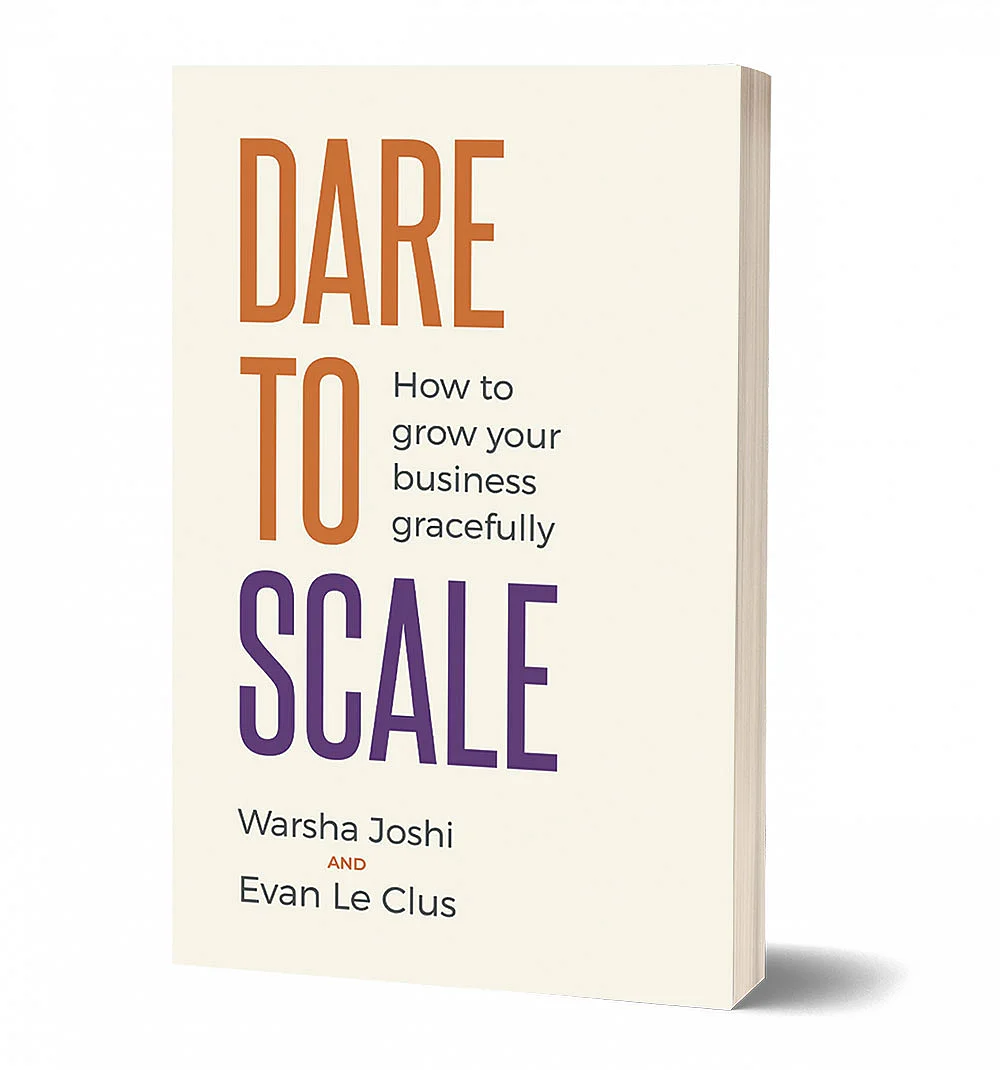 புத்தகத்தின் பெயர்:
Dare to Scale
ஆசிரியர்:
Warsha Joshi;
Evan Le Clus
பதிப்பாளர்:
Panoma Press