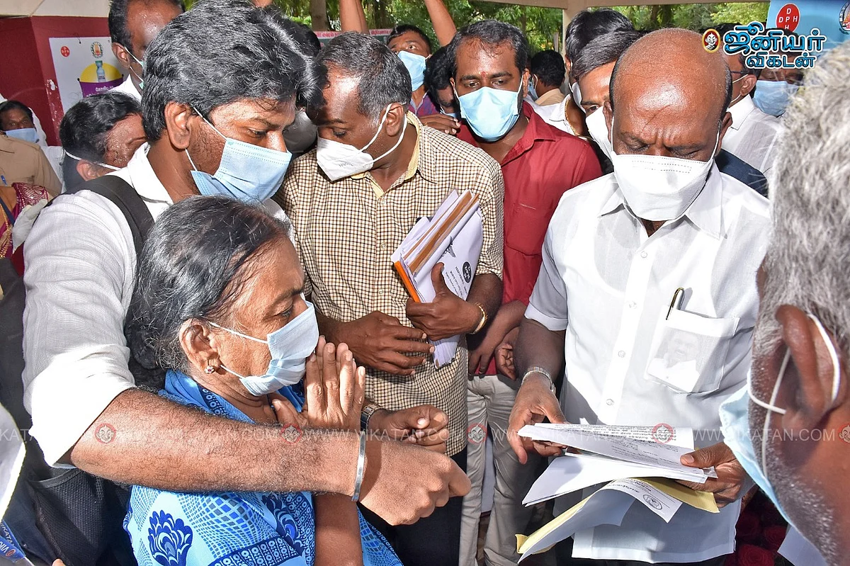 அமைச்சரிடம் முறையிடும் ராஜேஸ்வரி