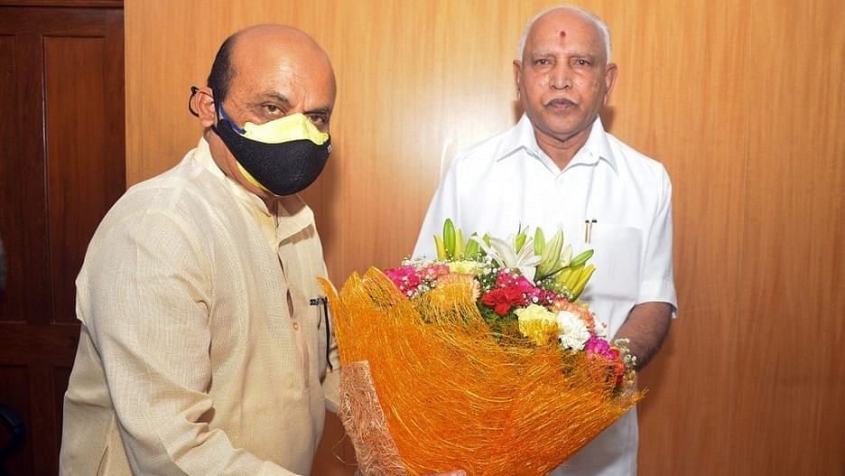 பசவராஜ் பொம்மை - எடியூரப்பா